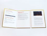 A4 সাইজ পোর্ট্রেট এলসিডি ভিডিও গ্রিটিং কার্ড, ক্রিসমাসের জন্য পূর্ণ রঙ ভিডিও ব্রোশার