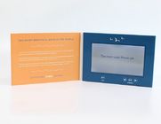 ভিআইএফ মুক্ত নমুনা 7 ইঞ্চি ভিডিও গ্রিটিং কার্ড, প্রচারমূলক কার্যক্রমের জন্য LCD ভিডিও ব্যবসা কার্ড