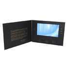 VIF ফ্রি নমুনা লিমিটেড প্রচারমূলক LCD 5 ইঞ্চি এইচডি স্ক্রিন ভিডিও ব্রোশার 5 ফোল্ডার বোতাম এবং চৌম্বক সুইচ